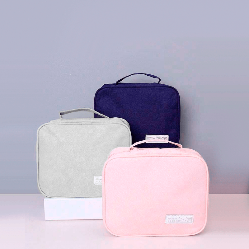 Neceser-de-Maquillaje-Organizador-Bolsa-Aseo-con-Asa-Rosa