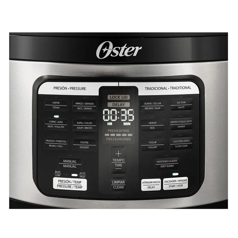 Multi-Olla-Ovalada-Oster-15-Funciones-CKSTPCECOV57-Acero-Oferta-