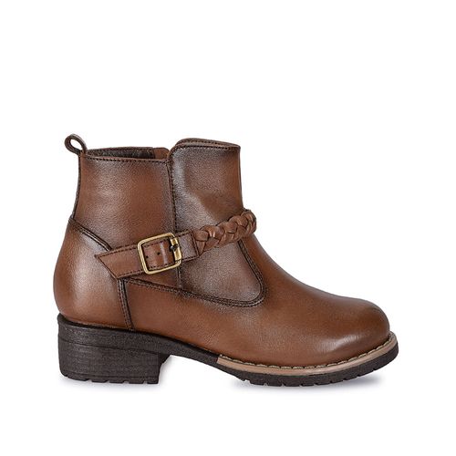 Botin Casual YADIRA-120 Toffe Rabbit Cuero