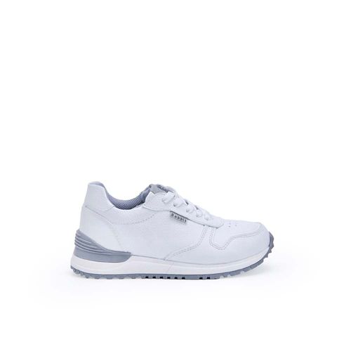 Zapatilla Escolar Unisex Casual ANDREI-027 K Blanco Rabbit Cuero