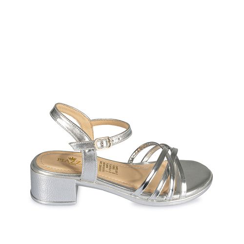 Sandalia D'orsay Vestir YADIRA-114 Plata Piazza Kids