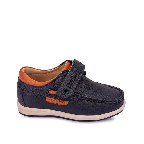 Zapato Top Sider Casual ANGEL-2514 Azul Rabbit Cuero