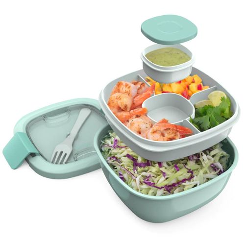 Lonchera para Ensalada Salad Bentgo Lunch Box Agua Costera