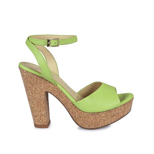 Sandalia D'orsay Casual SOFI-2402 Limon Viale Cuero