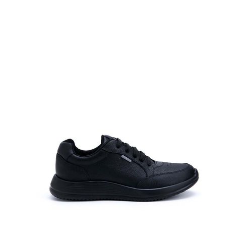 Zapatilla Escolar  Casual ALEX-053 T NEGRO Rabbit Cuero