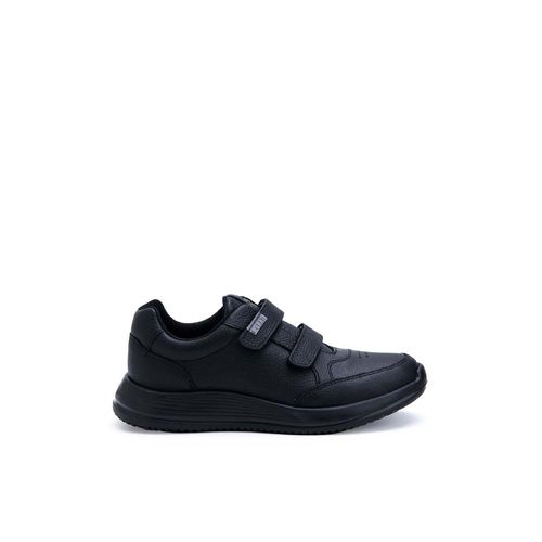 Zapatilla Escolar  Casual ALEX-056 NEGRO Rabbit Cuero