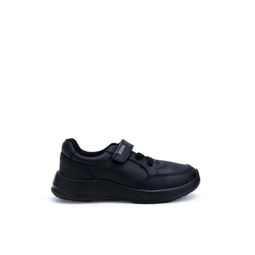 Zapatilla Escolar Casual ALEX-055 Negro Rabbit Cuero