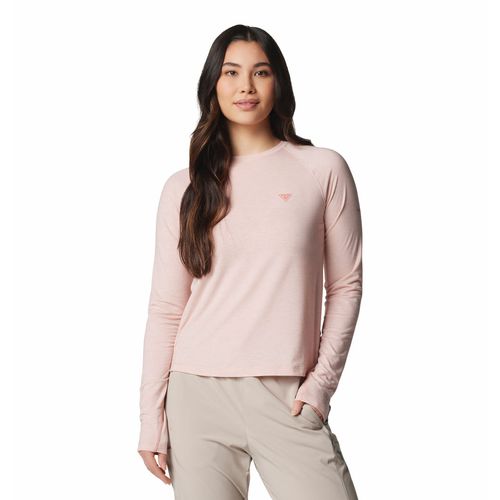 Polo Para Mujer Manga Larga PFG Uncharted™ Knit Rosado Columbia