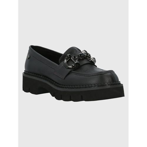Mocasín Para Mujer Cuero Salone Negro Hush Puppies