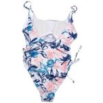 Ropa-de-baño-Hurley-Swimsuit-WHML-para-Mujer-Floreado-Blanco---Talla-S