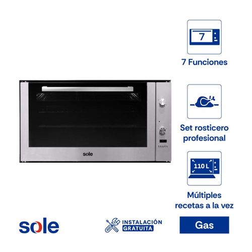 Horno empotrable gas 90cm