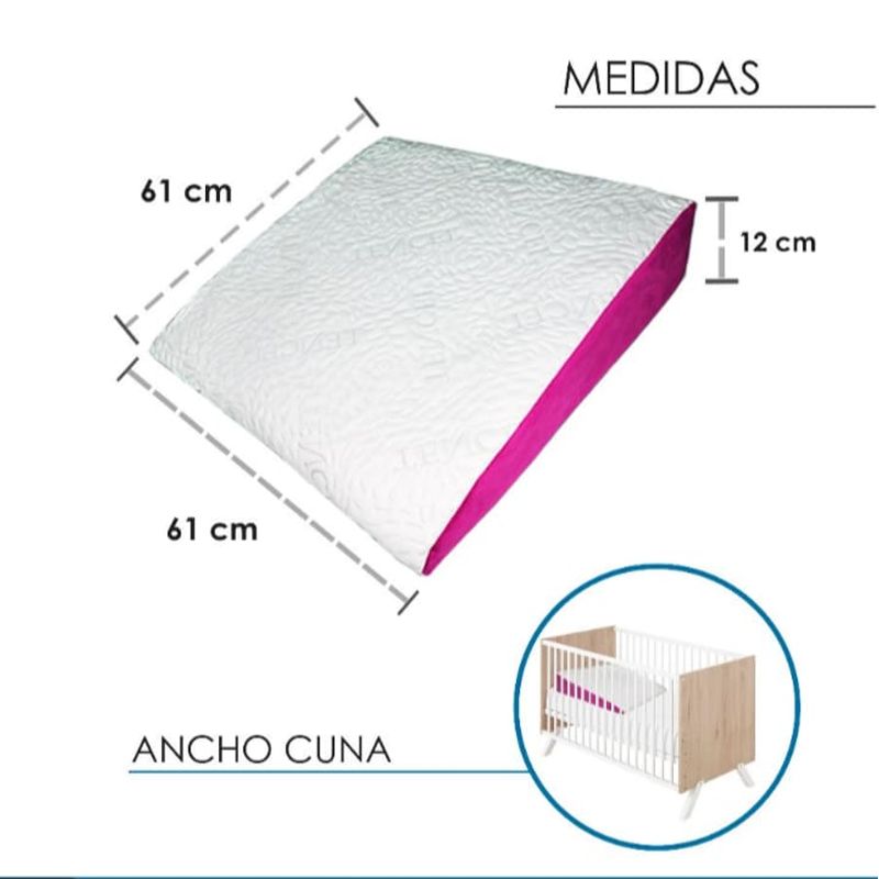 COJIN-ANTIREFLUJO-BABY-IMPERMEABLE-FUCSIA-TERAFLEX--61x61x12-CM-