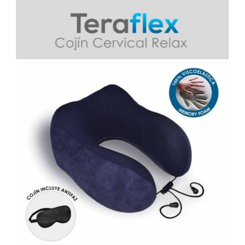 COJIN-CERVICAL--MEMORY-FOAM--TERAFLEX--DOLOR-DE-CUELLO-AZUL