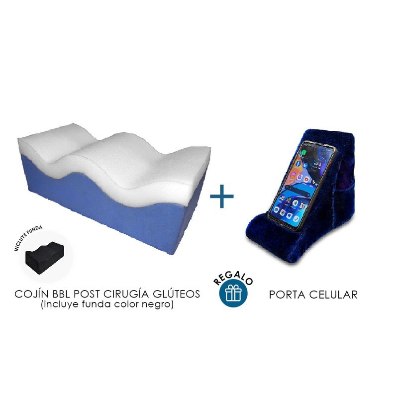 COJIN-BBL-POST-CIRUGIA-DE-GLUTEOS-REGALO-PORTACELULAR--TERAFLEX--43x20x15-CM-