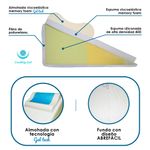 COJIN-ANTIREFLUJO-Y-ALMOHADA-MEMORY-FOAM-GEL-TECH--TERAFLEX--64x60x30-CM