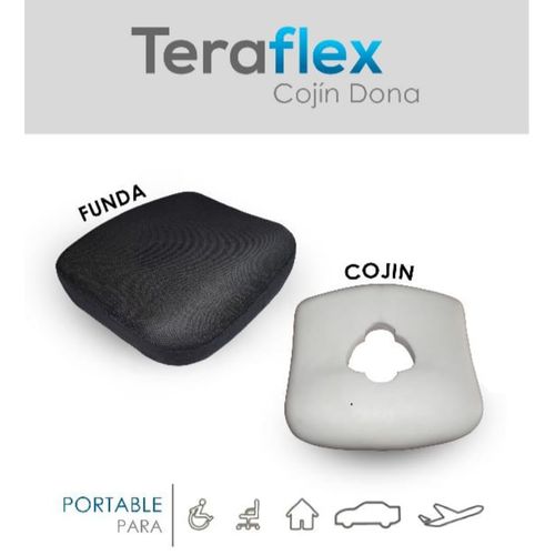 COJIN DONA PARA HEMORROIDES PROSTATA Y ESCARAS  TERAFLEX  49x46x7 CM