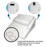 COJIN-ANTIREFLUJO-Y-ALMOHADA-MEMORY-FOAM-BAMBOO--TERAFLEX--64x60x30-CM
