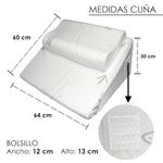 COJIN-ANTIREFLUJO-Y-ALMOHADA-MEMORY-FOAM-BAMBOO--TERAFLEX--64x60x30-CM