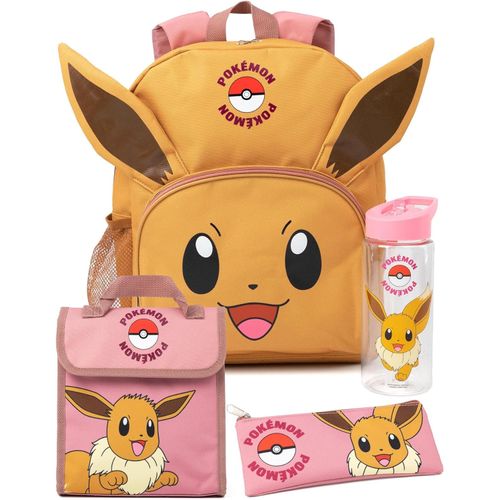 POKEMON MOCHILA EEVEE SET COMPLETO CON TOMATODO