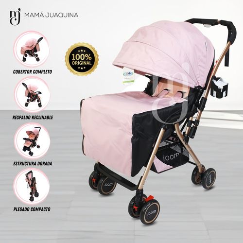 Coche Cuna de Paseo Mooi Rosa