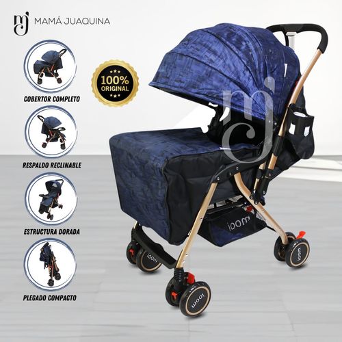 Coche Cuna de Paseo Mooi Azul