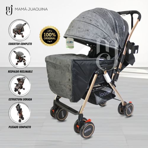 Coche Cuna de Paseo Mooi Gris