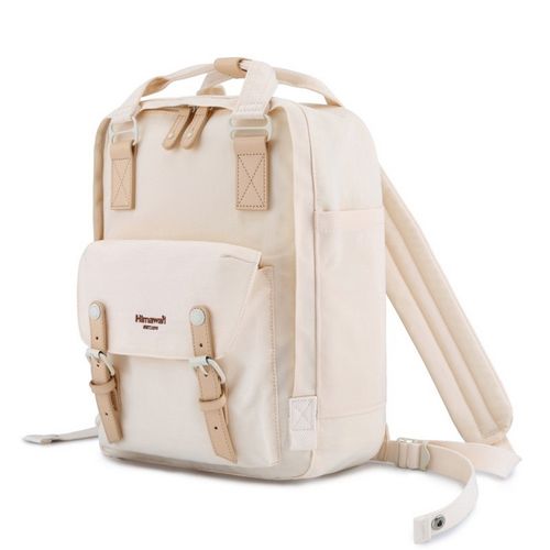 Mochila escolar o de viaje porta Laptop H188L-59 Blanco humo