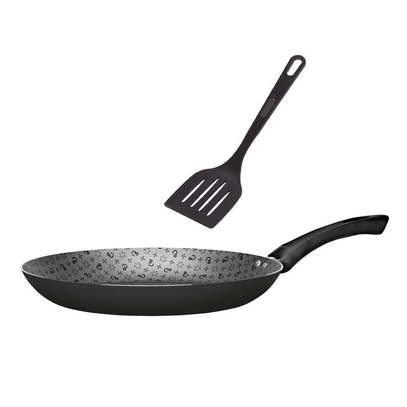 SARTEN-CON-ESPATULA-28-CM-COLOR-NEGRO-LINEA-MAXIMUM