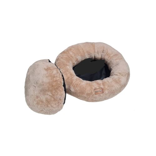 Cama Para Perros y Gatos Donut Lite Beige Talla M - MD