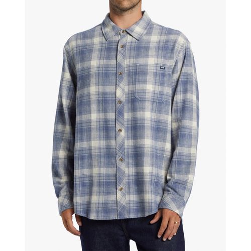 Camisa Para Hombre Manga Larga Coastline Flannel Celeste Billabong
