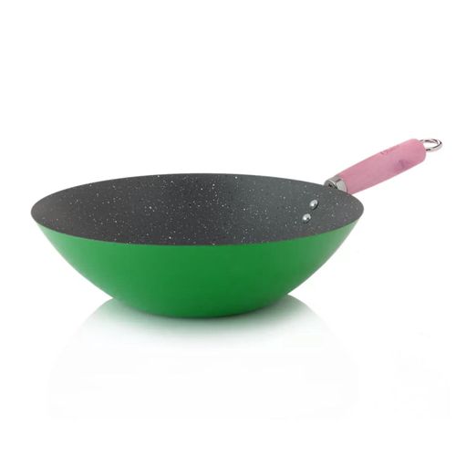 Sartén Wok  de Carbón Steel 30cm Verde