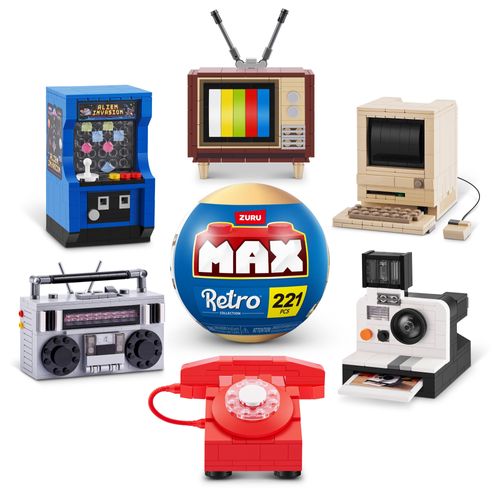 Capsula Sorpresa Colección Retro Max MAX BUILD MORE