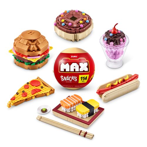 Capsula Sorpresa Colección Snack Max MAX BUILD MORE