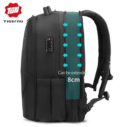 Mochila Antirrobo Hombre Tigernu TB31054A 17" Pulgadas EXPANDIBLE