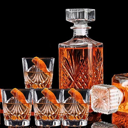 Jgo 8pc Hielera de Bar, Cubo, Vasos, Licorera, Whiskera, Cadamada, Brandy, Escoces, Vodka 970 ml