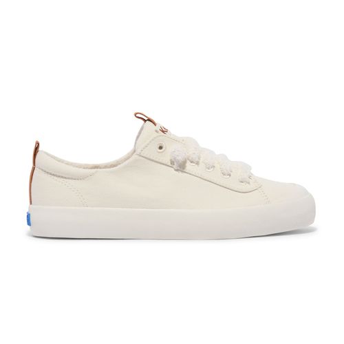Zapatilla Para Mujer Textil Kickback Toe Cap Heavy Crema Keds