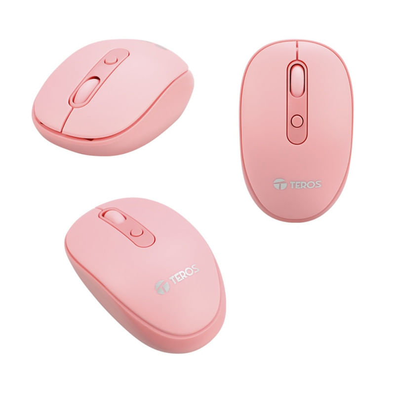 Mouse-Inalambrico-Teros-TE5075R-Color-Rosado-1600-dpi-Receptor-USB
