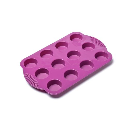 MOLDE DE SILICONA PARA MINI CUPCAKES DE 12UNID. 30 X 19.5 X 2 CM