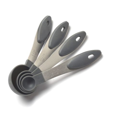 CUCHARAS MEDIDORAS SET 4 UND. INOX.