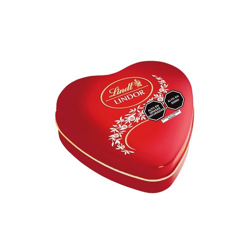 Chocolates LINDT Lindor Heart Milk Lata 50g