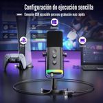 Fifine---Microfono-Ampligame-AM8-RGB-USB-XLR-Dynamic---Negro