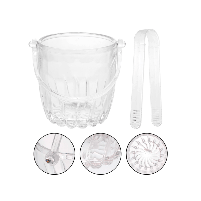 Kit-Whiskero-Set-de-6-Vasos-Whisky-Delicate-400-ml---Hielera-de-Vidrio-Set-de-3-pcs-con-Asa-y-Pinza