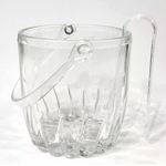 Kit-Whiskero-Set-de-6-Vasos-Whisky-Delicate-400-ml---Hielera-de-Vidrio-Set-de-3-pcs-con-Asa-y-Pinza