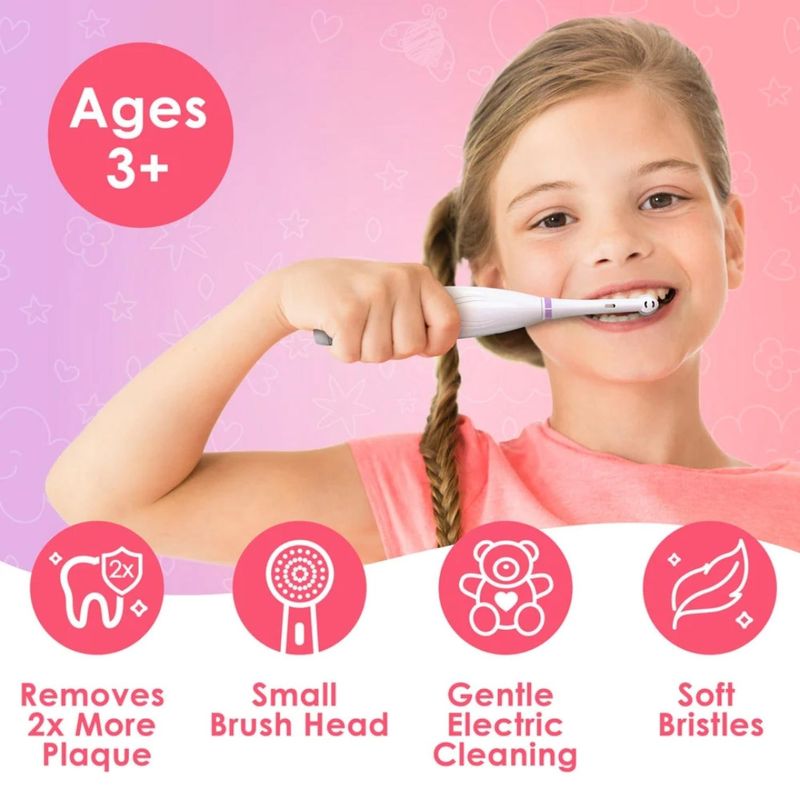 Set-Cepillo-de-Dientes-Electrico-para-niño-Brusheez---Sparkle-el-Unicornio