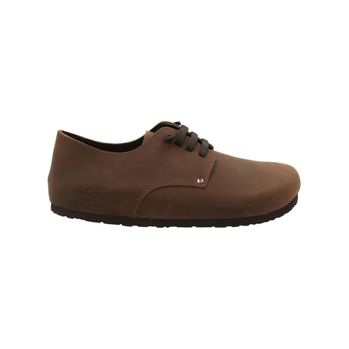 Zapato Para Mujer Cuero Gennova Marrón Rockford