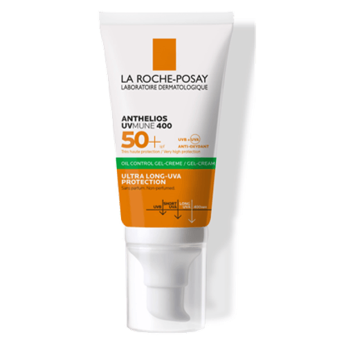 La Roche Posay Anthelios UVMUNE 400 SPF 50+ Oil control gel creme sin perfume / Gel crema