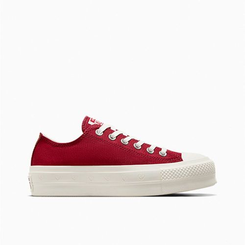 Zapatillas Urbanas Converse Mujer Ct As Lift Platform Hearts A13653C Rojo