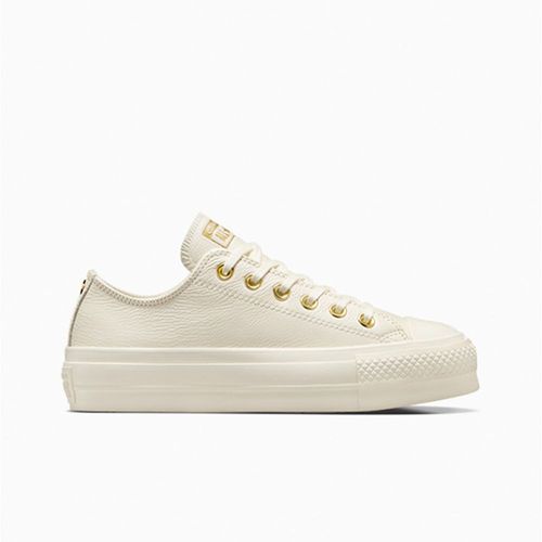 Zapatillas Urbanas Converse Mujer Ct As Lift Platform Gold A12765C Crema