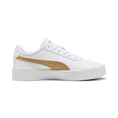 Zapatillas Urbanas Puma Mujer Carina 3.0 Aqua Metallics 400722 02 Blanco