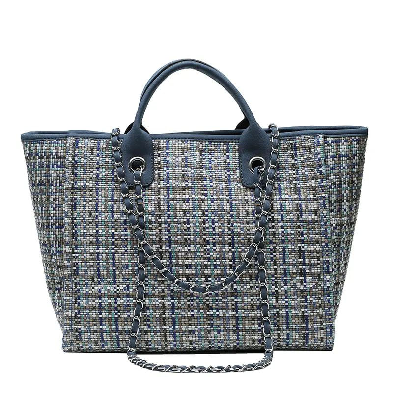 Makeway---Bolso-de-mano-de-lona-420222-Y78-BL-de-lujo-Vintage-para-mujer---Azul